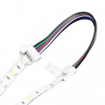 Conector empalme rápido con Cable tira Led 10mm (SMD5050) RGB-W